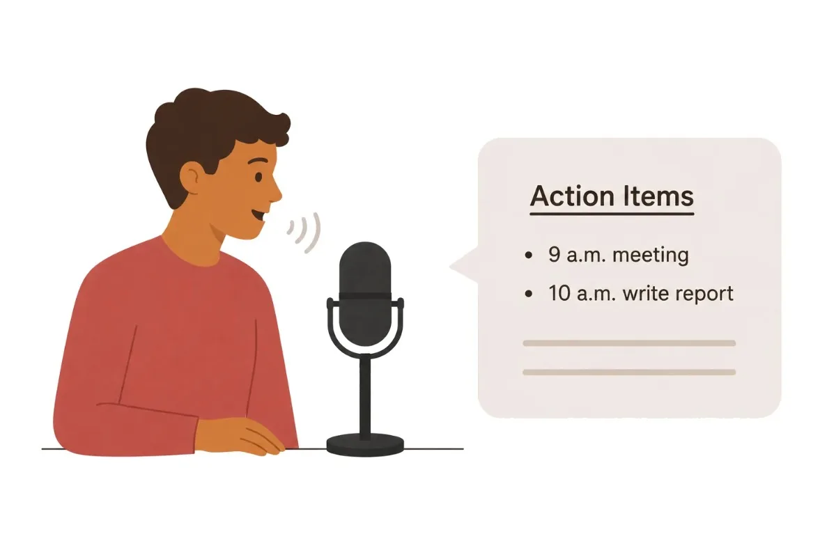 How to convert meeting recording into a list of tasks thumbnail