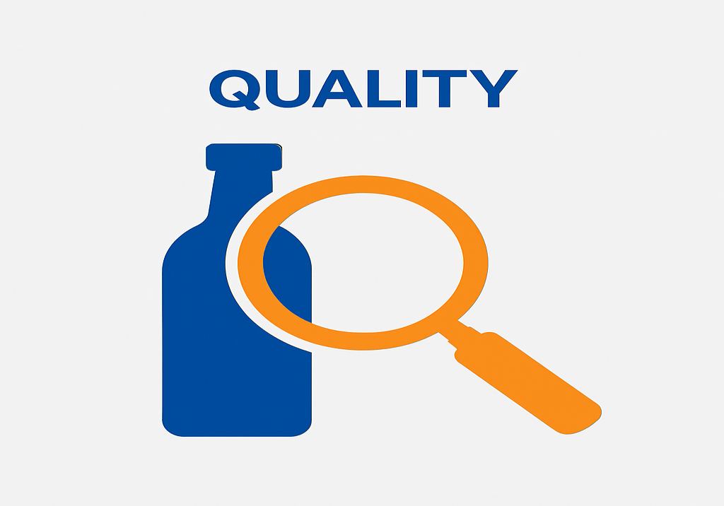 Quality Department in beer packaging